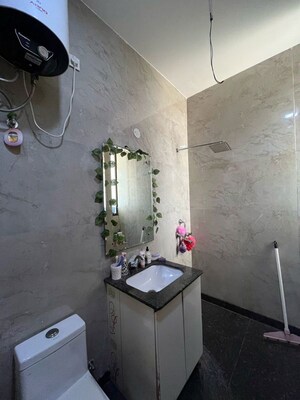 Bathroom in 2 BHK Builder Floor at Sushant Lok Iii – for Rent