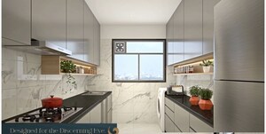 Kitchen in 3 BHK Apartment at Pranav Kaveri CHS, Malad West – for Sale