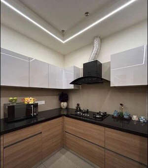 Kitchen in 3 BHK Apartment at Maya Green Lotus Saksham, International Airport Road – for Rent
