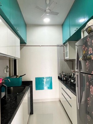 Kitchen in 2 BHK Apartment at Omkar Ananta, Goregaon East – for Rent