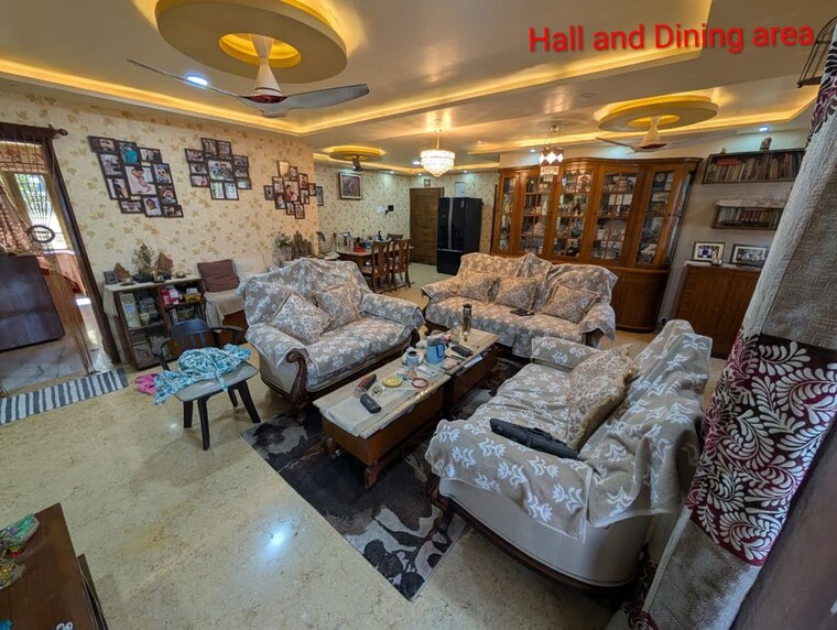 Living Room, mani-maniam 4 Bedroom 2200 Sq.Ft. Apartment In Gariahat Kolkata 10418095