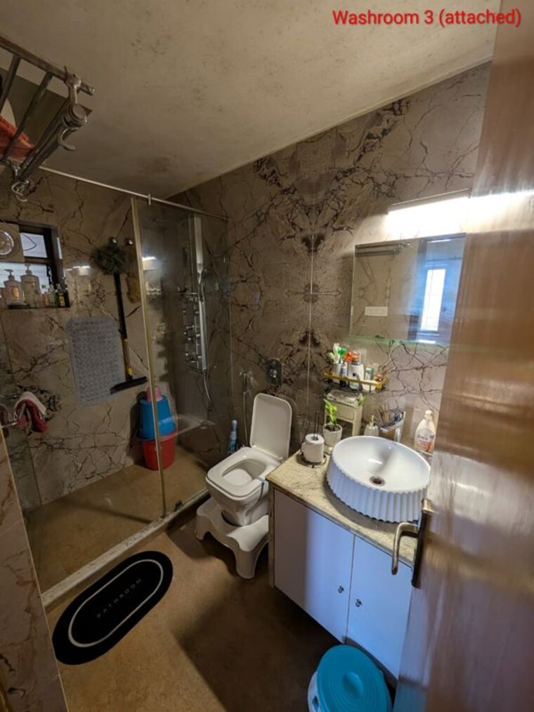 Bathroom, mani-maniam 4 Bedroom 2200 Sq.Ft. Apartment In Gariahat Kolkata 10418095