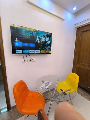 Living Room in 1 BHK Builder Floor at Sushant Lok I – for Rent