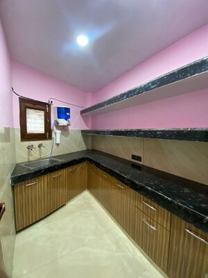 Kitchen in 1 RK Builder Floor at West Patel Nagar – for Rent