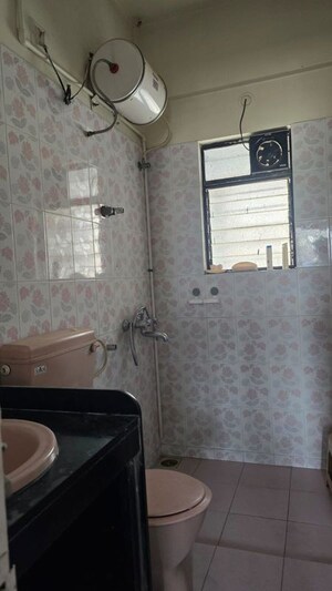 Bathroom in 2 BHK Apartment at Parmar Pavan, Kondhwa – for Rent
