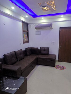 Living Room in 3 BHK Apartment at Adore Happy Homes Exclusive, Sector 86 – for Rent