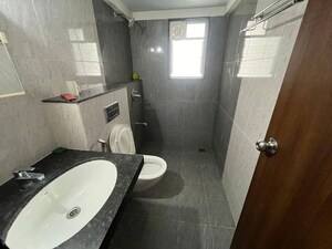Bathroom in Studio Apartment at Gera World of Joy, Kharadi – for Rent