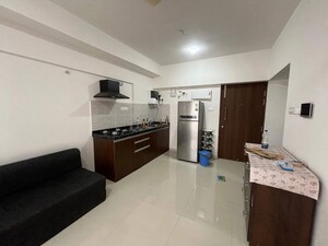 Kitchen in Studio Apartment at Gera World of Joy, Kharadi – for Rent