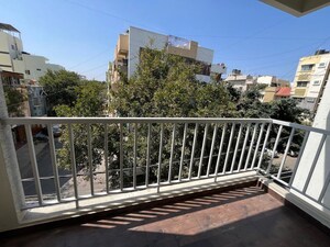 Balcony in 3 BHK Builder Floor at Hsr Layout Sector 3 – for Rent