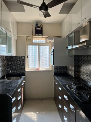 Kitchen in 2 BHK Apartment at Lodha Amara, Kolshet Road – for Rent