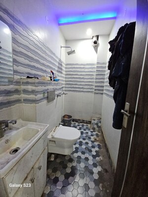 Bathroom in 2 BHK Builder Floor at West Patel Nagar – for Rent