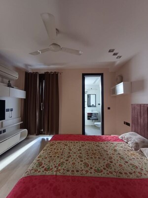 Bedroom in 3 BHK Builder Floor at Sarvodaya Enclave – for Sale