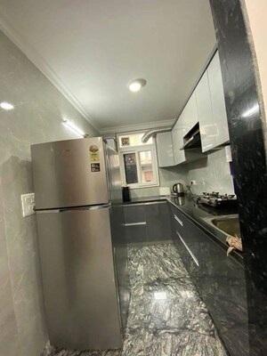 Kitchen in 2 BHK Builder Floor at Chattarpur – for Rent