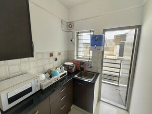 Kitchen in 1 BHK Apartment at Keerthana Residency, Kadubeesanahalli – for Rent