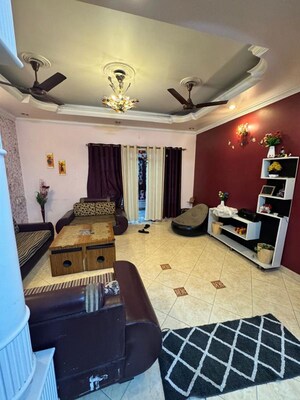 Living Room in 2 BHK Apartment at Shipra Suncity, Vaibhav Khand – for Rent