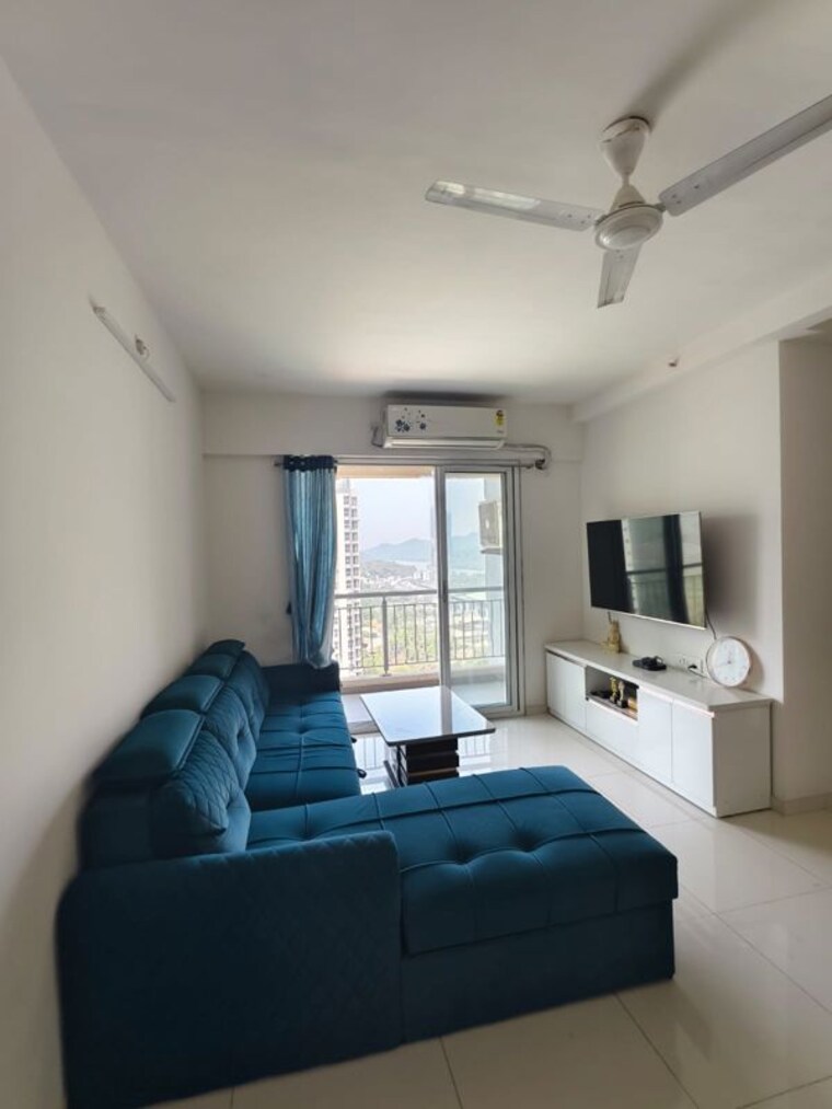 Living Room, godrej-emerald 3 Bedroom 920 Sq.Ft. Apartment In Ghodbunder Road Thane 10418497