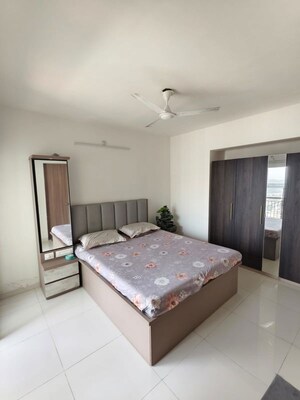 Bedroom in 3 BHK Apartment at Godrej Emerald, Ghodbunder Road – for Rent
