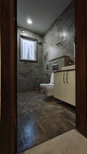 Bathroom in 3 BHK Builder Floor at Saket – for Rent
