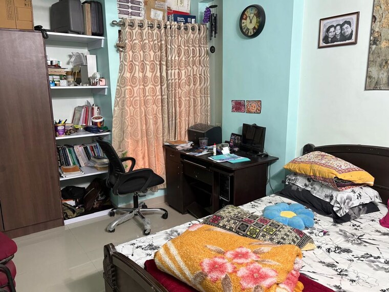 Bedroom, thaltej 2 Bedroom 1200 Sq.Ft. Apartment In Thaltej Ahmedabad 10418596