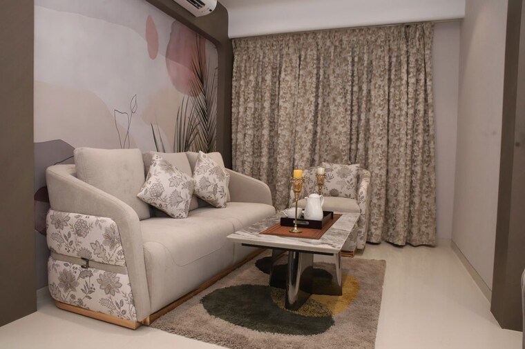 Living Room, thane west 2 Bedroom 680 Sq.Ft. Apartment In Thane West Thane 10418606