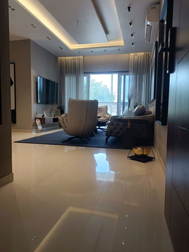 Living Room, osian-almanova 4 Bedroom 1663 Sq.Ft. Apartment In Mundhwa Pune 10418619