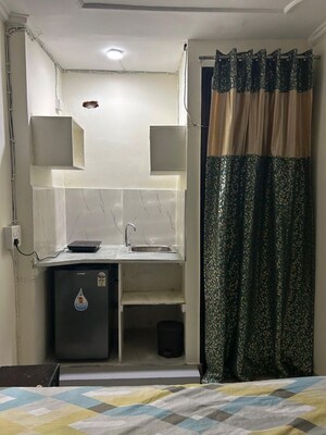 Kitchen in 1 RK Builder Floor at Malviya Nagar – for Rent