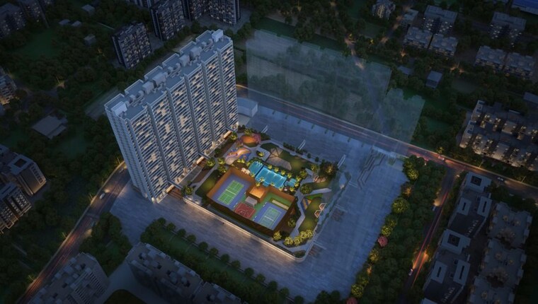 Master Plan, kumar-primeview 2 Bedroom 732 Sq.Ft. Apartment In Hadapsar Pune 10418629