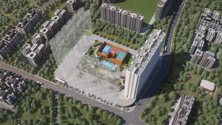 Master Plan, kumar-primeview 2 Bedroom 732 Sq.Ft. Apartment In Hadapsar Pune 10418629