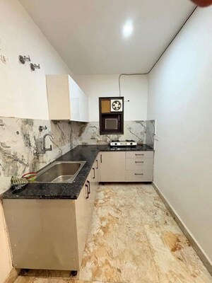 Kitchen in 2 BHK Builder Floor at Palm Residency Chhatarpur, Chattarpur – for Rent