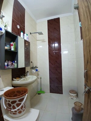 Bathroom in 3 BHK Builder Floor at Spring Field Colony – for Sale