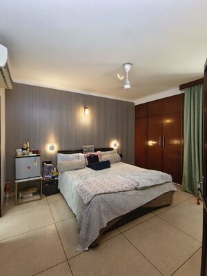Bedroom in 3 BHK Builder Floor at Greater Kailash ii – for Rent