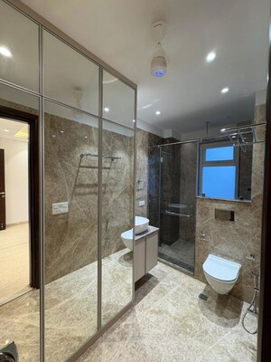 Bathroom in 4 BHK Builder Floor at Saket – for Sale