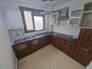 Kitchen in 3 BHK Builder Floor at Kailash Colony – for Rent
