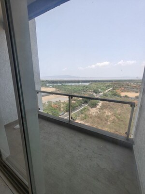 Balcony in 3 BHK Apartment at Seawoods – for Rent