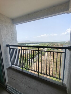 Balcony in 3 BHK Apartment at Seawoods – for Rent