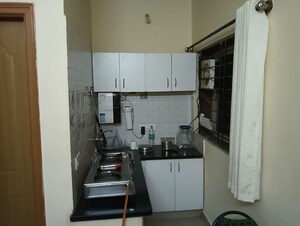 Kitchen in 1 BHK Builder Floor at Miracle Apartments, Btm Layout – for Rent