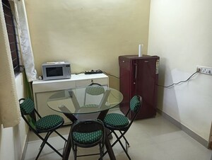 Dining area in 1 BHK Builder Floor at Miracle Apartments, Btm Layout – for Rent