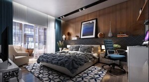 Bedroom in 3 BHK Builder Floor at Adani Samsara Ivana, Sector 63 – for Sale