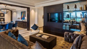 Living Room in 4 BHK Apartment at ABIL Clover Verde, Kalyani Nagar – for Sale