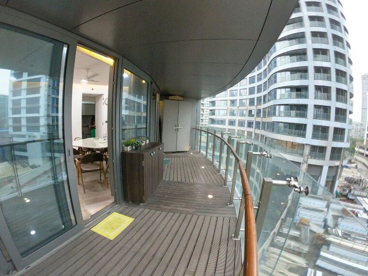 Balcony, lodha-world-crest 4 Bedroom 2890 Sq.Ft. Apartment In Worli Mumbai 10418936