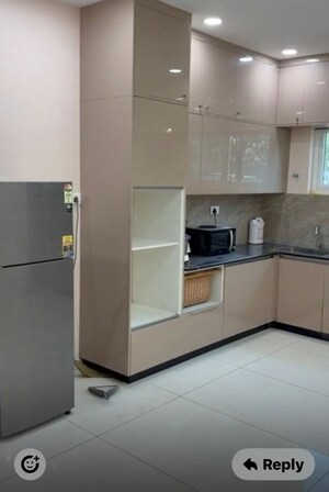 Kitchen in 4 BHK Villa at Rajapushpa Green Dale, Tellapur – for Rent