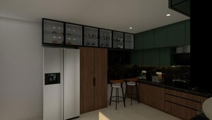 Kitchen in 4 BHK Apartment at Aurobindo Kohinoor, Serilingampally – for Rent