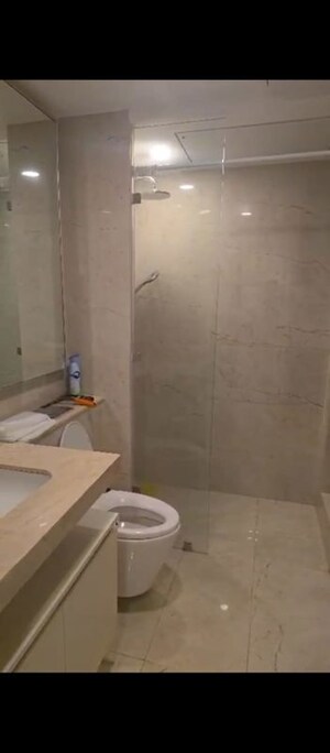 Bathroom in 2 BHK Apartment at Hiranandani Atlantis, Powai – for Rent