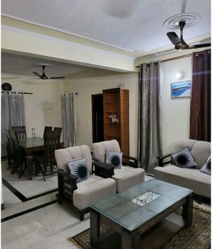 Living Room in 3 BHK Builder Floor at Saket – for Rent
