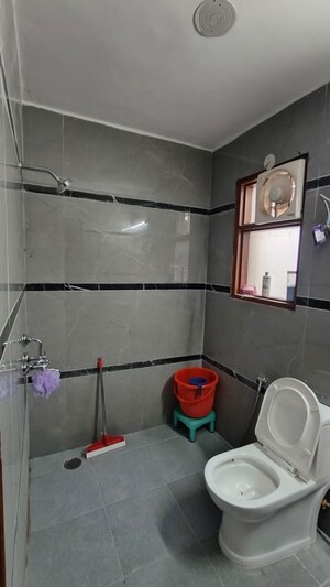 Bathroom in 3 BHK Builder Floor at Saket – for Rent