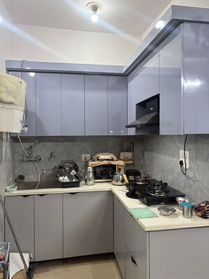Kitchen in 2 BHK Builder Floor at AJS Heights, Indrapuram – for Rent