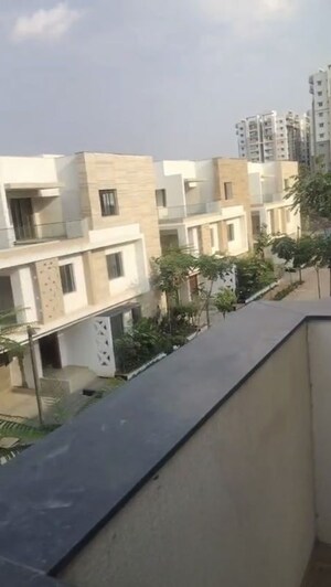 Balcony in 4 BHK Villa at Vertex Kingston Park, Nallagandla – for Rent