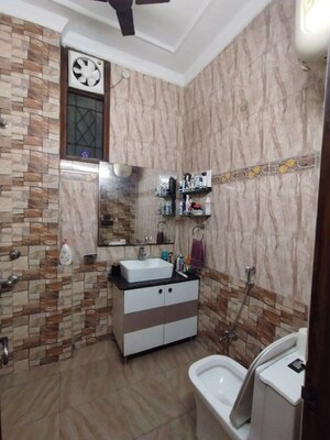Bathroom in 3 BHK Builder Floor at Shivalik Colony – for Sale