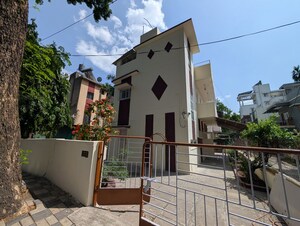 4 BHK Independent House – Exterior View View at Bharatkunj 1 - for Rent