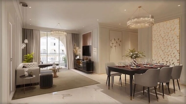 Living Room, sobha-crescent 4 Bedroom 2966 Sq.Ft. Apartment In Sector 63a Gurgaon 10419128
